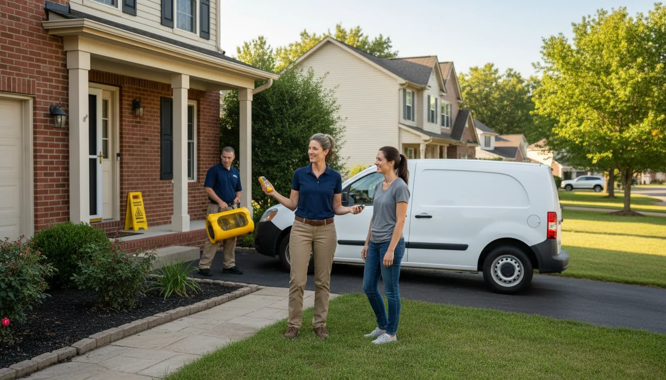 Residential water damage restoration in Georgetown, CO